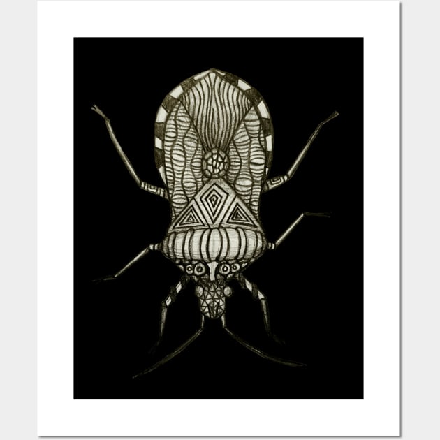 Stink Bug Wall Art by J.Rage